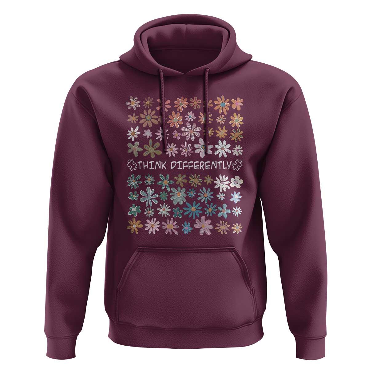 Autism Awareness Hoodie Think Differently Neurodiversity Sped Teacher
