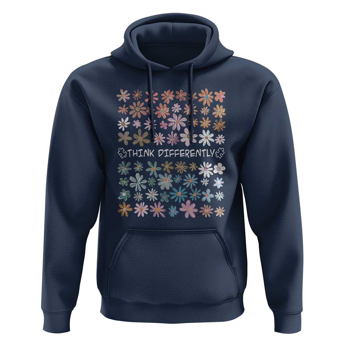 Autism Awareness Hoodie Think Differently Neurodiversity Sped Teacher