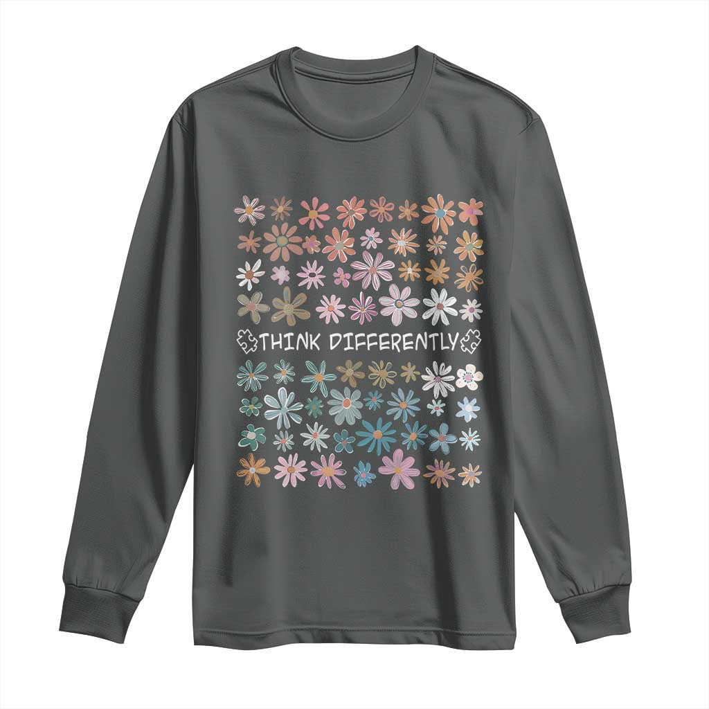 Autism Awareness Long Sleeve Shirt Think Differently Neurodiversity Sped Teacher