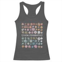 Autism Awareness Racerback Tank Top Think Differently Neurodiversity Sped Teacher