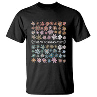 Autism Awareness T Shirt Think Differently Neurodiversity Sped Teacher