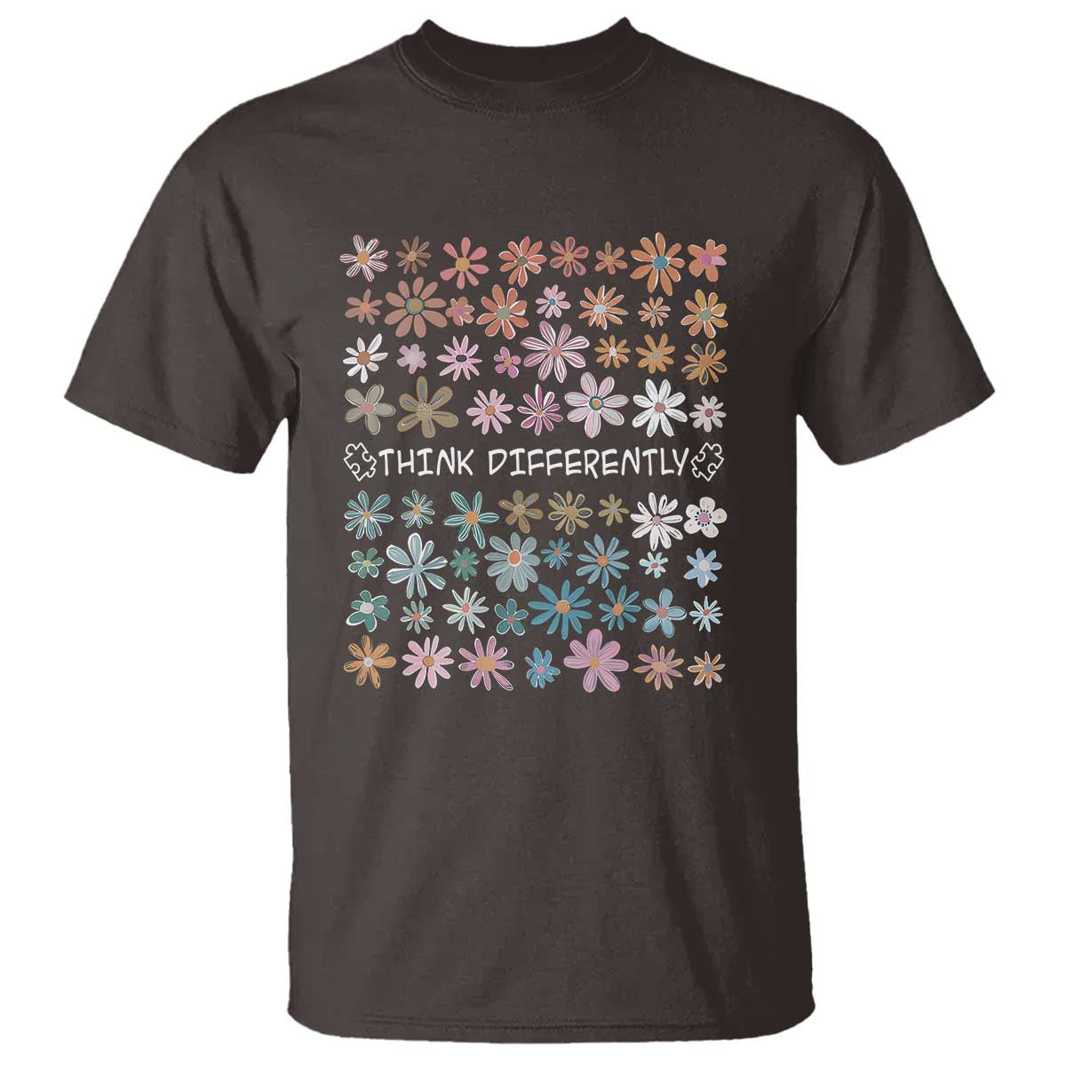 Autism Awareness T Shirt Think Differently Neurodiversity Sped Teacher