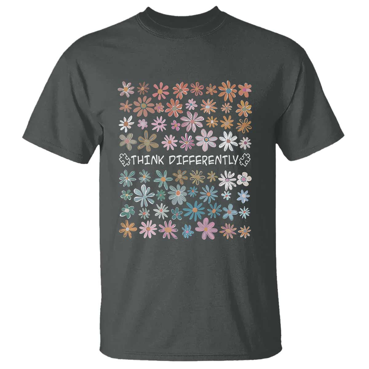 Autism Awareness T Shirt Think Differently Neurodiversity Sped Teacher