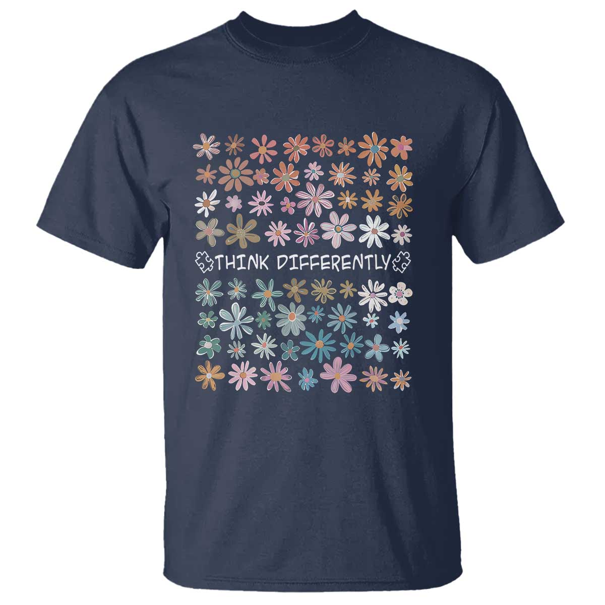 Autism Awareness T Shirt Think Differently Neurodiversity Sped Teacher