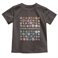 Autism Awareness Toddler T Shirt Think Differently Neurodiversity Sped Teacher