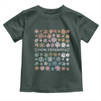 Autism Awareness Toddler T Shirt Think Differently Neurodiversity Sped Teacher