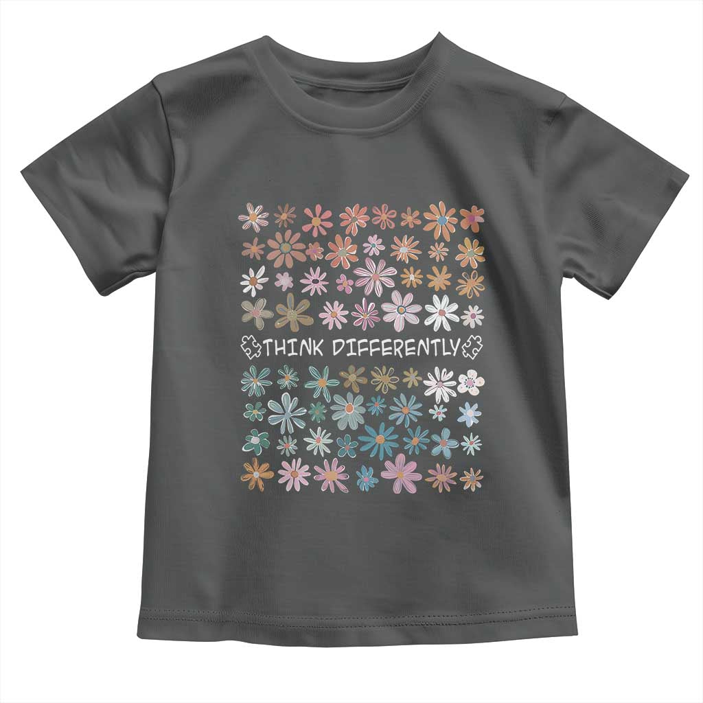 Autism Awareness Toddler T Shirt Think Differently Neurodiversity Sped Teacher