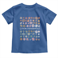 Autism Awareness Toddler T Shirt Think Differently Neurodiversity Sped Teacher