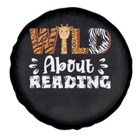 Wild About Reading Spare Tire Cover Cute Animal Print Reading Lover Kids Teachers