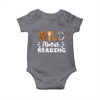 Wild About Reading Baby Onesie Cute Animal Print Reading Lover Kids Teachers