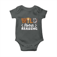 Wild About Reading Baby Onesie Cute Animal Print Reading Lover Kids Teachers
