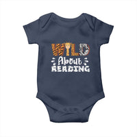 Wild About Reading Baby Onesie Cute Animal Print Reading Lover Kids Teachers