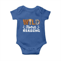 Wild About Reading Baby Onesie Cute Animal Print Reading Lover Kids Teachers