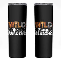 Wild About Reading Skinny Tumbler Cute Animal Print Reading Lover Kids Teachers