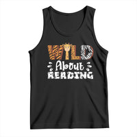 Wild About Reading Tank Top Cute Animal Print Reading Lover Kids Teachers