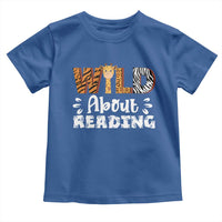 Wild About Reading Toddler T Shirt Cute Animal Print Reading Lover Kids Teachers