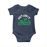 Wild About Reading Baby Onesie Cute Safari Animal Reading Shirt Preschool Kindergarten
