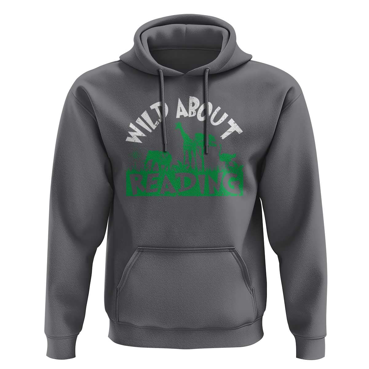 Wild About Reading Hoodie Cute Safari Animal Reading Shirt Preschool Kindergarten