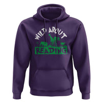 Wild About Reading Hoodie Cute Safari Animal Reading Shirt Preschool Kindergarten