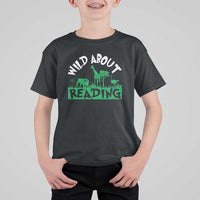 Wild About Reading T Shirt For Kid Cute Safari Animal Reading Shirt Preschool Kindergarten