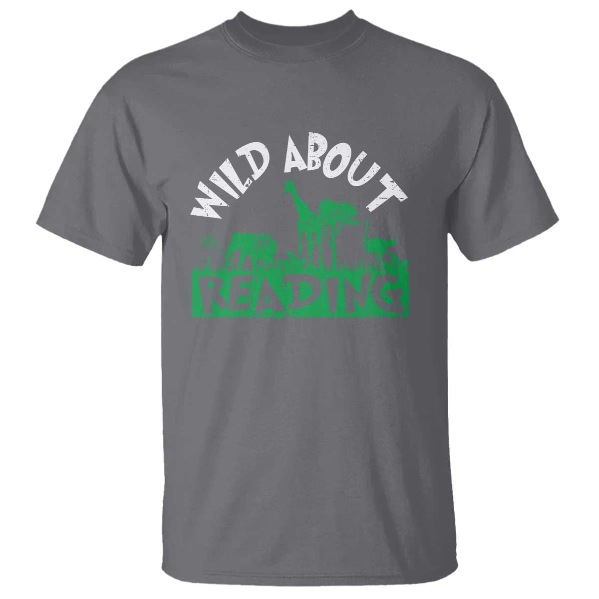 Wild About Reading T Shirt Cute Safari Animal Reading Shirt Preschool Kindergarten