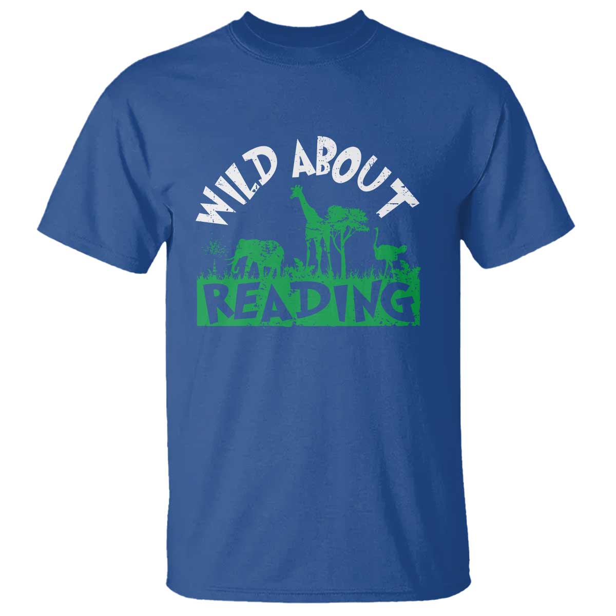 Wild About Reading T Shirt Cute Safari Animal Reading Shirt Preschool Kindergarten