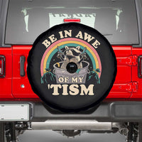 Autism Funny Be In Awe Of My 'Tism Meme Autistic Raccoon Spare Tire Cover