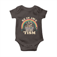 Autism Funny Be In Awe Of My 'Tism Meme Autistic Raccoon Baby Onesie