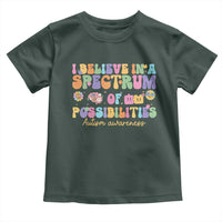 I Believe In A Spectrum Of Possibilities Autism awareness Toddler T Shirt Neurodiversity SPED Teacher Gift