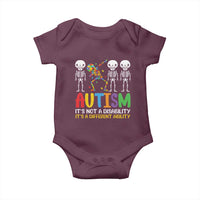 Autism Awareness Baby Onesie Skeleton Dabbing Autistic Kids