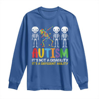Autism Awareness Long Sleeve Shirt Skeleton Dabbing Autistic Kids