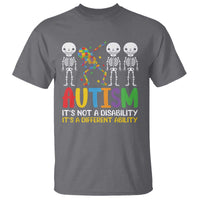 Autism Awareness T Shirt Skeleton Dabbing Autistic Kids