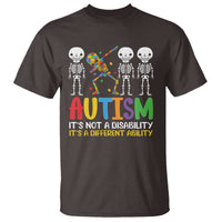 Autism Awareness T Shirt Skeleton Dabbing Autistic Kids