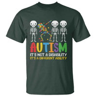 Autism Awareness T Shirt Skeleton Dabbing Autistic Kids