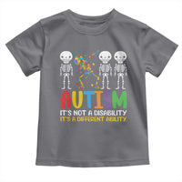 Autism Awareness Toddler T Shirt Skeleton Dabbing Autistic Kids