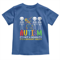 Autism Awareness Toddler T Shirt Skeleton Dabbing Autistic Kids