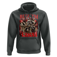 Autism Funny Hoodie Rizz Em With The Tism Meme Autistic Racoon