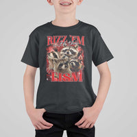 Autism Funny T Shirt For Kid Rizz Em With The Tism Meme Autistic Racoon