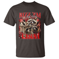 Autism Funny T Shirt Rizz Em With The Tism Meme Autistic Racoon