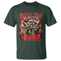 Autism Funny T Shirt Rizz Em With The Tism Meme Autistic Racoon