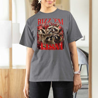 Autism Funny T Shirt For Women Rizz Em With The Tism Meme Autistic Racoon