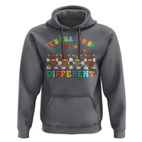 It’s Okay To Be Different Autism Awareness Hoodie Autistic Cow Positivity Vibe