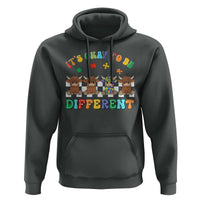 It’s Okay To Be Different Autism Awareness Hoodie Autistic Cow Positivity Vibe