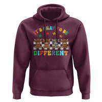 It’s Okay To Be Different Autism Awareness Hoodie Autistic Cow Positivity Vibe