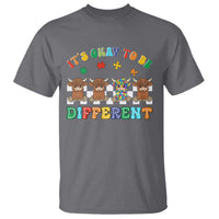 It’s Okay To Be Different Autism Awareness T Shirt Autistic Cow Positivity Vibe