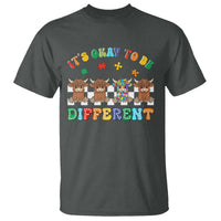 It’s Okay To Be Different Autism Awareness T Shirt Autistic Cow Positivity Vibe