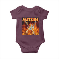 Autism Skeleton Meme Baby Onesie