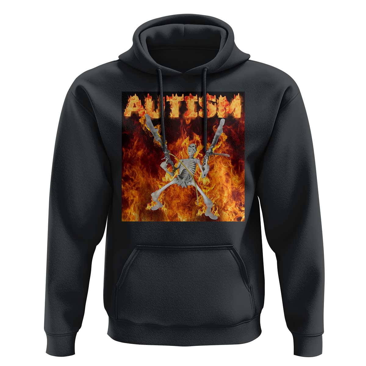 Autism Skeleton Meme Hoodie