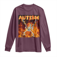 Autism Skeleton Meme Long Sleeve Shirt