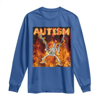 Autism Skeleton Meme Long Sleeve Shirt